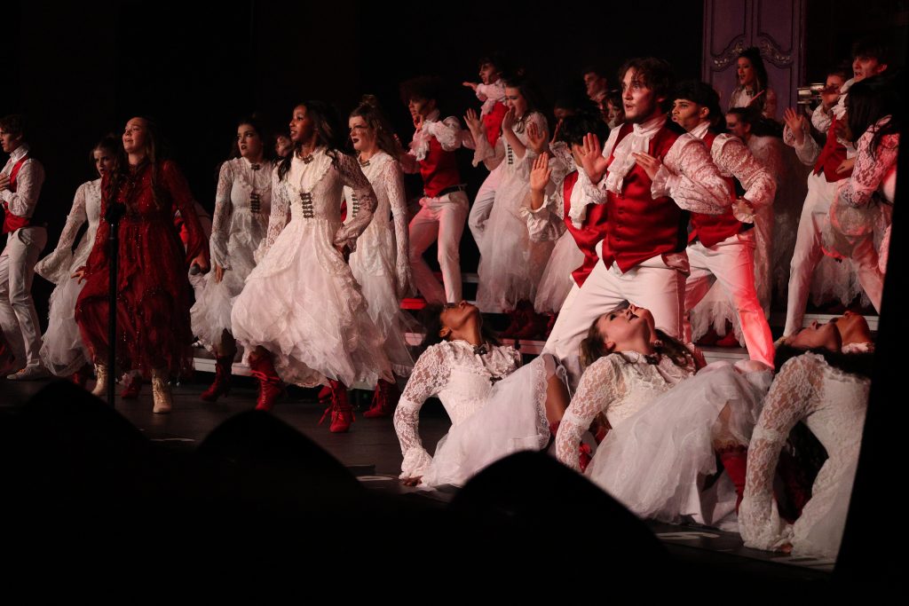 Voices of Central from Keller Central High School performing on stage