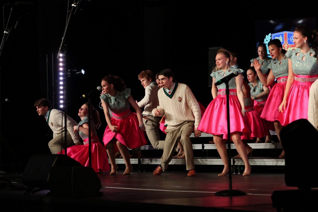 Reveillon from Jackson Preparatory School performing on stage