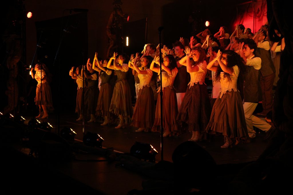 Sound FX from Los Alamitos High School performing on stage