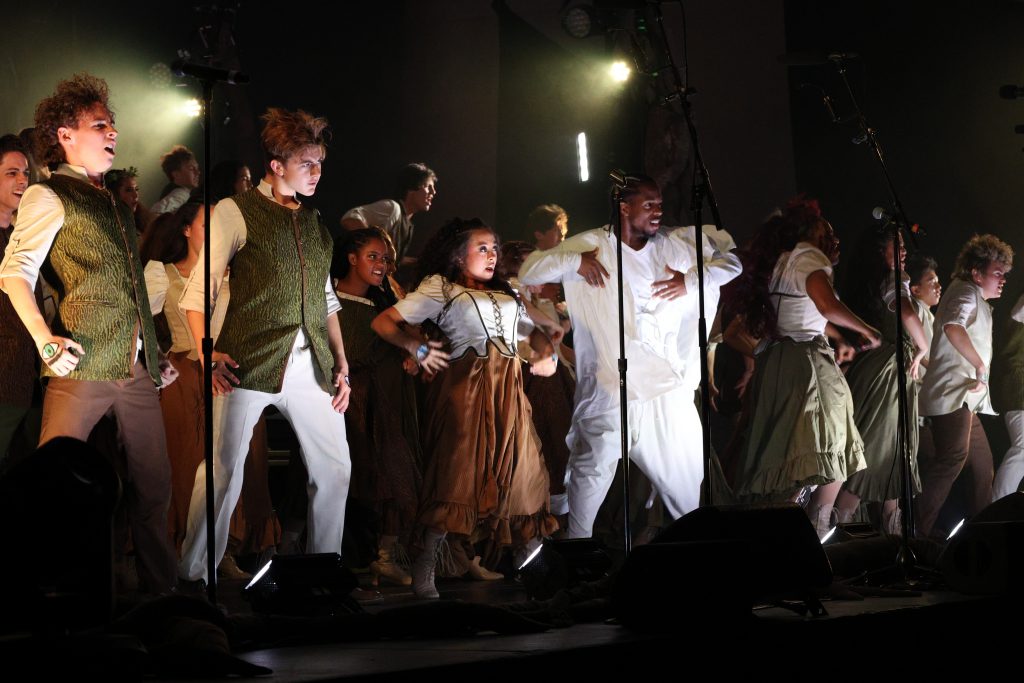 Sound FX from Los Alamitos High School performing on stage