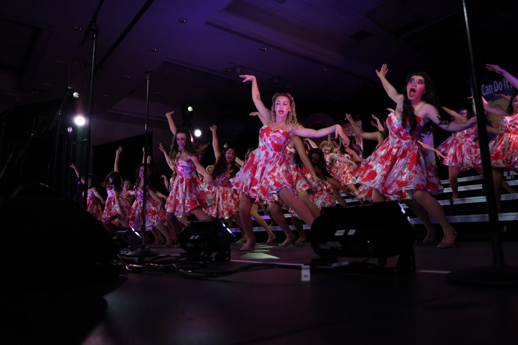 Soundtrax from Los Alamitos High School performing on stage