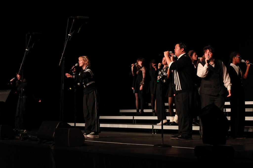 Soundscapes from Madison Central High School performing on stage