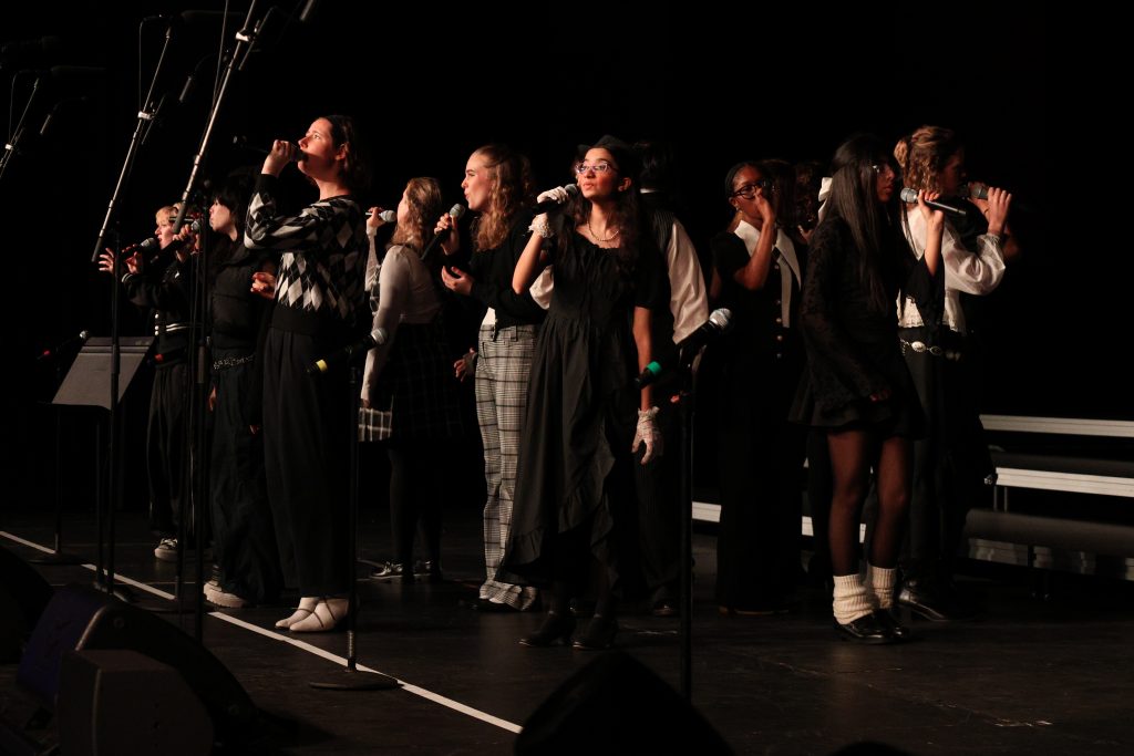Soundscapes from Madison Central High School performing on stage